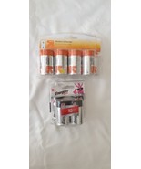 Energizer MAX D Batteries 4-Pack &amp; 8-Pack Up&amp;Up Alkaline D Batteries Tot... - £25.66 GBP