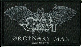Ozzy Osbourne Ordinary Man 2020 Woven Sew On Patch Official Merchandise - £3.96 GBP
