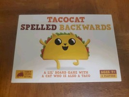 TACOCAT Spelled Backwards Game Spelling Board Ages 7+ 2 Players Open Box... - $6.95