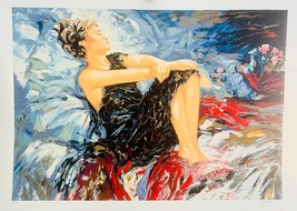 Sergey Ignatenko Sleeping beauty Hand Signed Limited Lithograph on Arches Paper - £125.36 GBP
