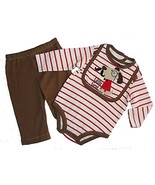 Baby Boy&#39;s 0-3 Months 3-piece Boy&#39;s Dog Little Gent Bodysuit, Pants, Bib... - $146.70 MXN