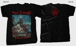 VITAL REMAINS-Icons of Evil-Death metal Band T-Shirt   - £15.95 GBP
