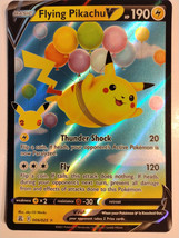 Pokemon Celebrations 25th Anniv. Flying &amp; Surfing Pikachu V and VMAX 4 Card Lot - £9.99 GBP