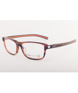 Tag Heuer 7605 002 TRACK Brown Orange Eyeglasses TH7605-002 56mm - £170.71 GBP