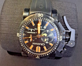 Graham Chronofighter Oversize 47mm Automatic PVD- Black Rubber Strap 20V... - $63,100.10 MXN