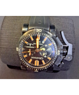 Graham Chronofighter Oversize 47mm Automatic PVD- Black Rubber Strap 20V... - $3,361.05