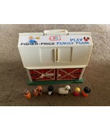 Vintage 1967 915 Fisher Price Little People Play Family Farm Barn  - $923.60 MXN