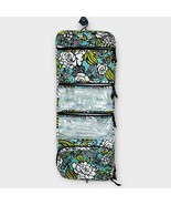 VERA BRADLEY floral large makeup travel organizer green/blue/white/black - £21.71 GBP