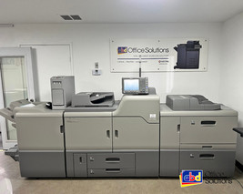 Ricoh Pro C7110SX Color Printer Booklet Finisher Vacuum Feed Fiery E-43A... - $11,880.00