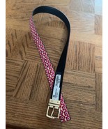 Women’s Juicy Couture Red/White Flower Belt-Brand New-SHIPS N 24 HOURS 0109 - $35.52