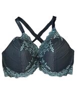 Wacoal Embrace Lace Plunge Bra 853291 34DDD Gray/Blue - €26,38 EUR