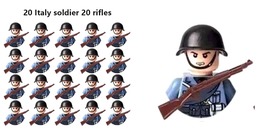 WW2 Military Soldier Building Blocks Action Figure Bricks Kids Toy 20Pcs/Set A25 - £18.84 GBP