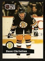 Boston Bruins Dave Christian 1991 Pro Set Hockey Card #11 - £0.39 GBP
