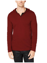 I.n.c. Mens Knit V-Neck Hooded Pullover, Size 3XL - $17.82