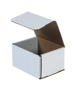 M543 Corrugated Mailers, 5&quot; X 4&quot; X 3&quot;, White, 50/Bundle - $54.99