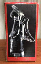 Vintage Toscany Collection 24% Lead Crystal Heavy 6-3/4” Tall Angel Figure Vg B7 - £13.66 GBP