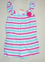 NWT Gymboree Girls Pink Striped Romper Size 6  NEW - £11.07 GBP