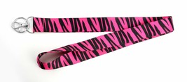 HY-KO Products LAN-105 Lanyard-Badge Holder, 18&quot; x 1&quot;, Pink &amp; Black - $17.69