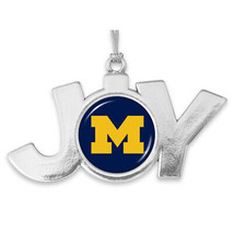 61948 Michigan Wolverines JOY Christmas Ornament - £14.00 GBP