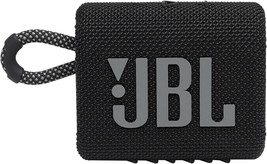 JBL Go 3: Portable Speaker with Bluetooth, Built-in Battery, Waterproof, Black - £52.11 GBP