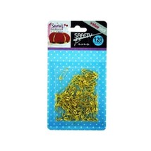 120 Count Small Gold Tone Safety Pins - £2.35 GBP