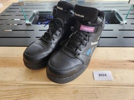 Reebok Rb494 Women’s High Top Work Sneaker Black &amp; Holographic Spectrum ... - $1,477.86 MXN