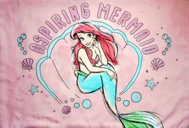 Disney Princess Little Mermaid Standard Pillowcase measures 20 x 30 inches - $18.76