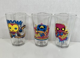 2020 Collector Glass Iron Man Captain America Spider-man Funko Marvel - $14.03