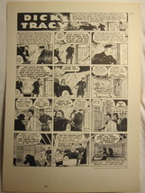 Vintage Comic Strip 10&quot; x 14&quot; Bookplate Print: Dick Tracy - £9.26 GBP