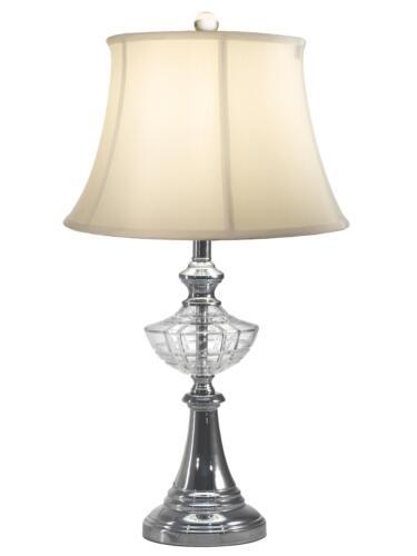 Table Lamp DALE TIFFANY AVERY Flared Shade Flange Base Urn 1-Light Polished - $189.00