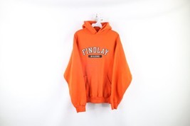 Vtg Russell Athletic Mens M Distressed Spell Out University of Findlay Hoodie - £38.62 GBP