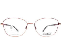 Bebe Brille Rahmen BB5192 770 ROSE GOLD Rot Cat Eye Voll Felge 54-16-140 - £26.49 GBP