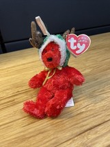 Ty Jingle Babies 2002 Holiday Teddy Hanging Ornament Plush Christmas KG JD - $9.90
