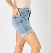 Judy Blue tummy control cool denim shorts in Blue - size S - $44.55