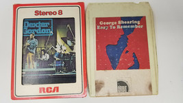 Dexter Gordon George Shearing Easy to Remember Set of 2 8 Track Tapes - £8.99 GBP