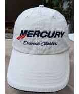 Mercury Cruiser Boats Embroidered Adjustable Hat Cap White/Blue/Red Fishing - £7.26 GBP