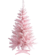 3FT Mini Christmas Tree, 160 PVC Branch Tips, Cherry Blossom Pink, Batte... - $659.72 MXN