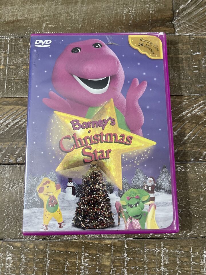 Barney’s Christmas Star DVD Holographic Star