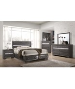 James White Queen Bedroom Set | 4-Piece Furniture Collection - $24,379.14 MXN