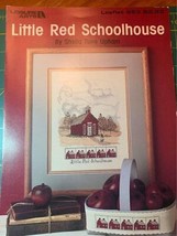 Leisure Arts Little Red Schoolhouse By Sheila Tune Upham Cross Stitch Design Boo - £6.99 GBP