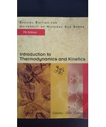 Introduction to Thermodynamics and Kinetics Special Edition for Universi... - $255.90 MXN