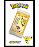 ZAPTOS POKEMON LEGENDARY BIRDS 2000 MOVIE PROMO CARD SEALED PACK - $24.74
