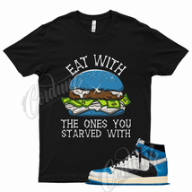 Black EAT T Shirt for Fragment Travis Scott J1 1 Military Blue Signal - £20.49 GBP+