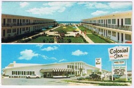 Postcard Colonial Inn Beach Resort St Petersburg Beach Florida - £2.31 GBP