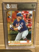 Authenticity Guarantee 
2019 Topps 5x7 PETE ALONSO 475 Rookie Card 1/10 Jumbo... - £647.61 GBP