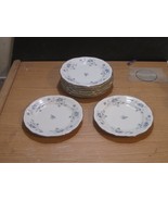 8 Johann Haviland Fine China Blue Garland Pattern Bread Plates Bavaria G... - $35.64