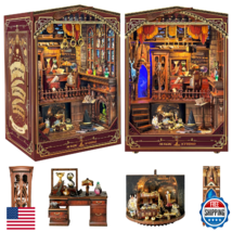 BookTop Book Nook Kit, DIY Miniature House Kit Magic Studio 3D Wooden Pu... - $60.52