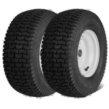 VEVOR Lawn Mower Tires with Rim, 16x6.5-8&quot; Tubeless Tractor Tires, 2-Pac... - £172.63 GBP