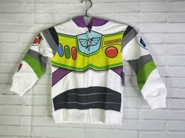 Disney Toy Story Buzz Lightyear Graphic Print Zip Up Hoodie Boys Size 7 NEW - £16.34 GBP