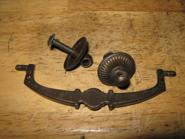 Vintage Singer Sewing Machine Table  Long Drawer Pulls Matching Set of 2  - $7.00